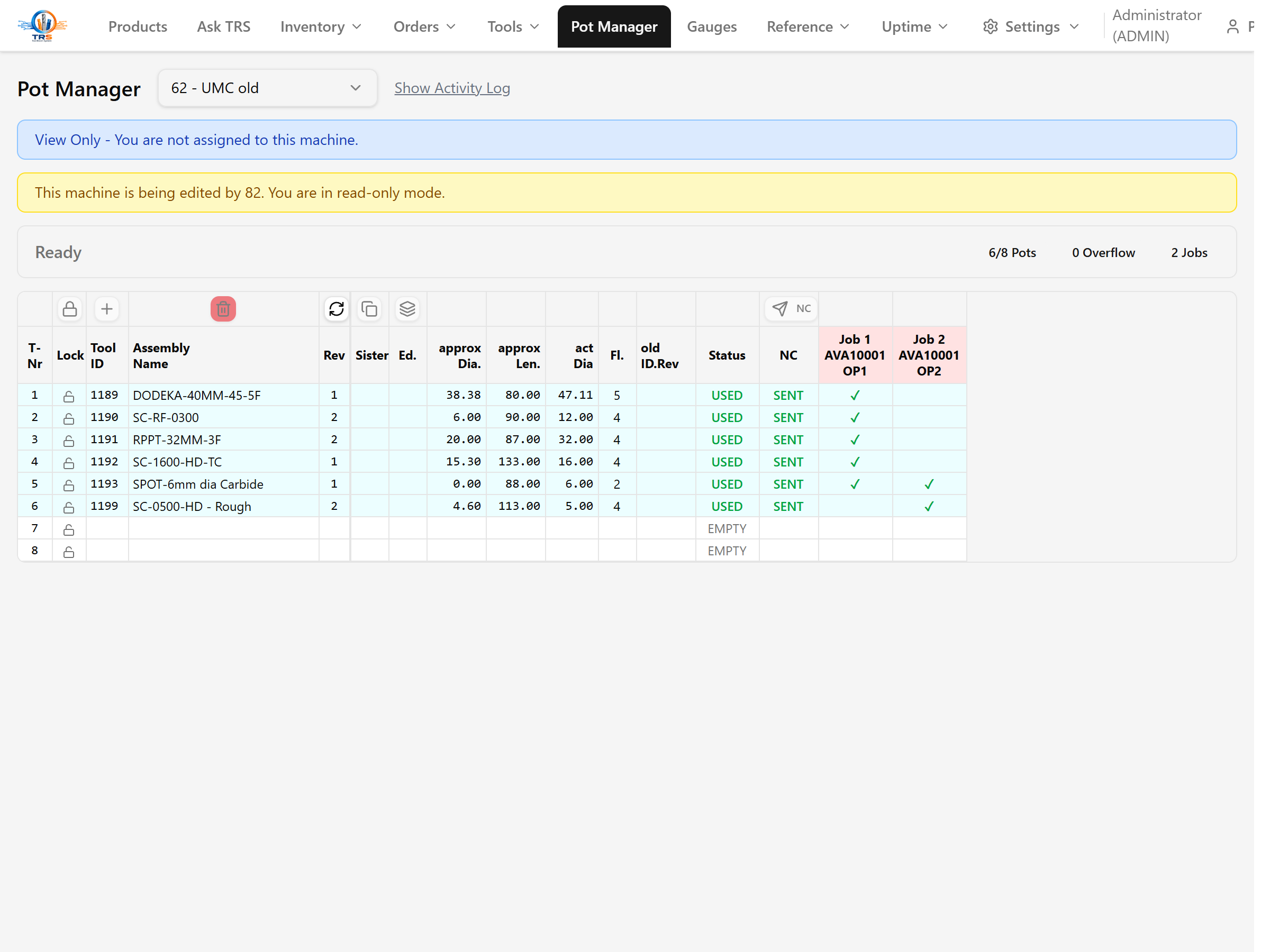 Pot Manager screenshot